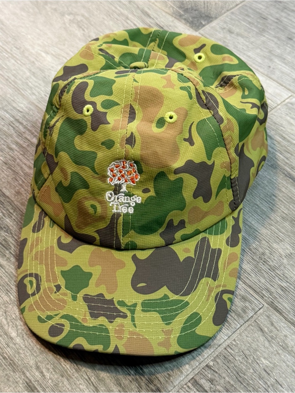 Imperial Golf Snapback Camo Orange Tree Golf Course Country Club Hat Orlando FI